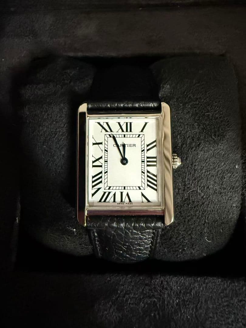 カルティエ CARTIER WSTA0028 タンクソロ LM クォーツ 腕時計