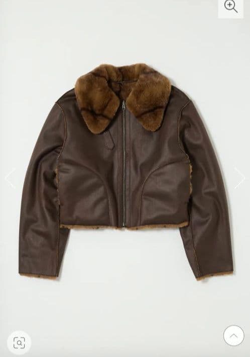 MOUSSYマウジー REVERFAUX リバーシブルファーコート