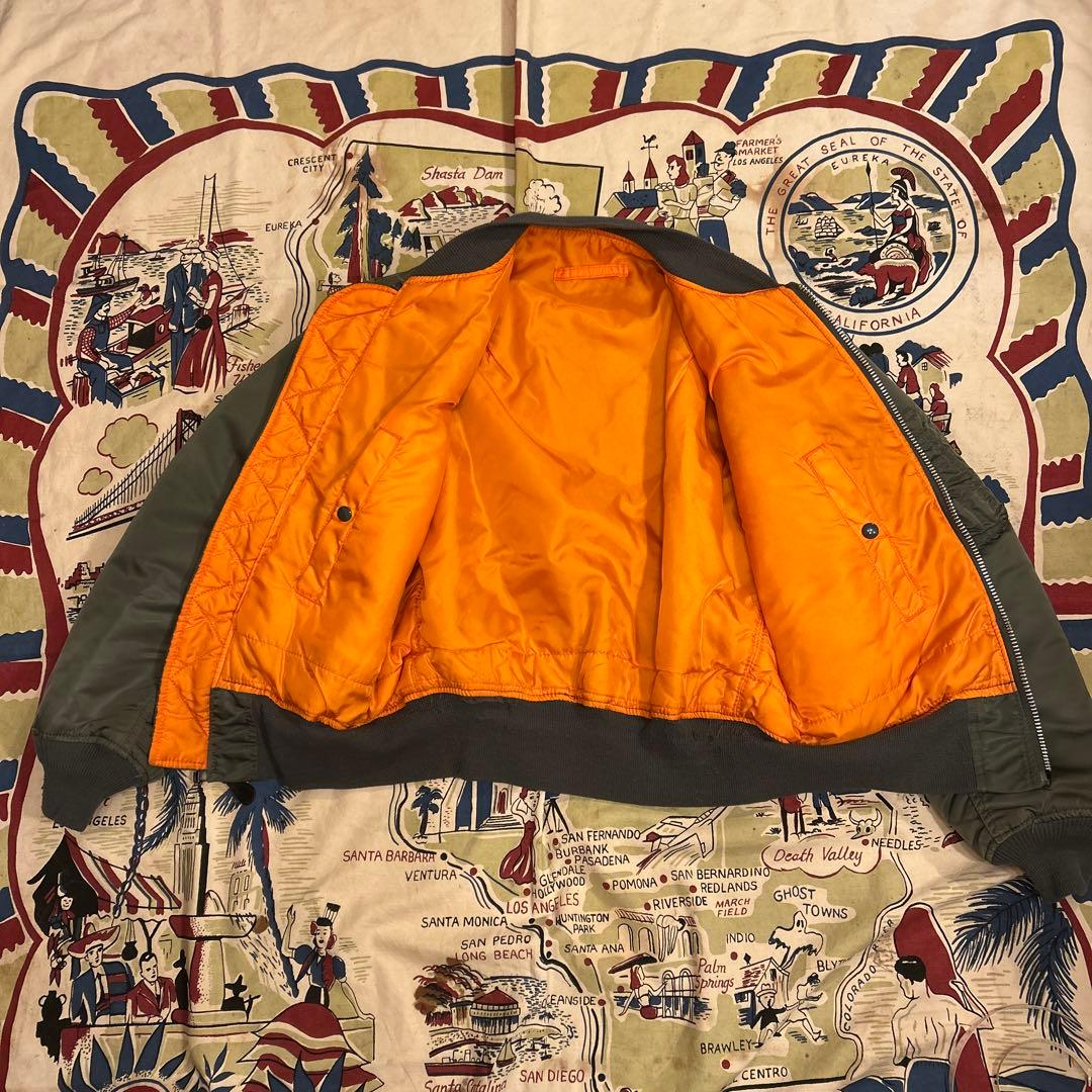 ALPHA INDUSTRIES MA-1 フライトジャケット USA製 M