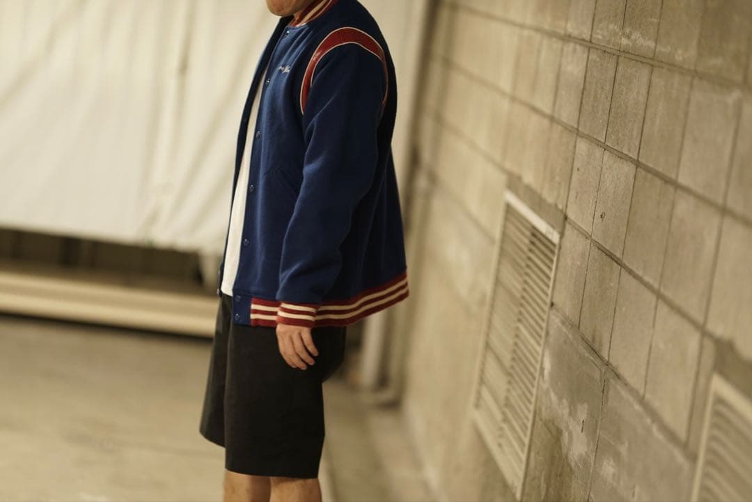 XL 02aw 常田着 初期 Supreme レザー スタジャン old 青