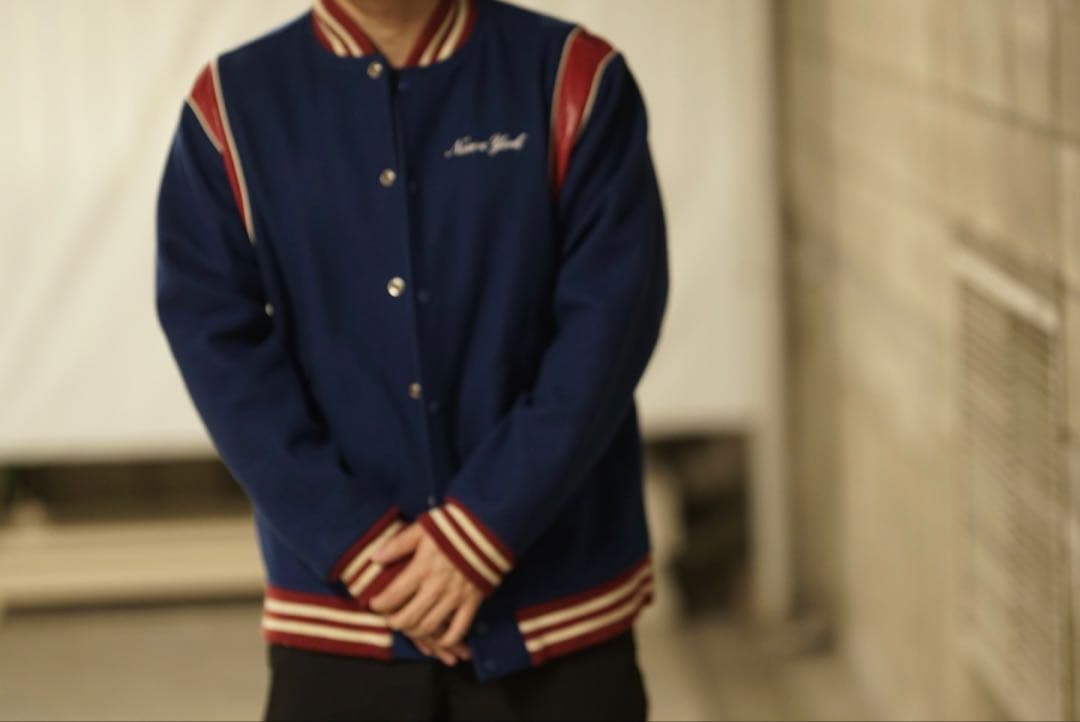 XL 02aw 常田着 初期 Supreme レザー スタジャン old 青