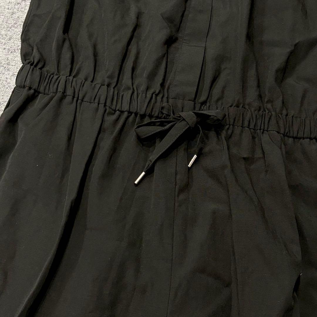 URBAN RESEARCH DOORS フレンチスリーブコンビネゾン　ブラック