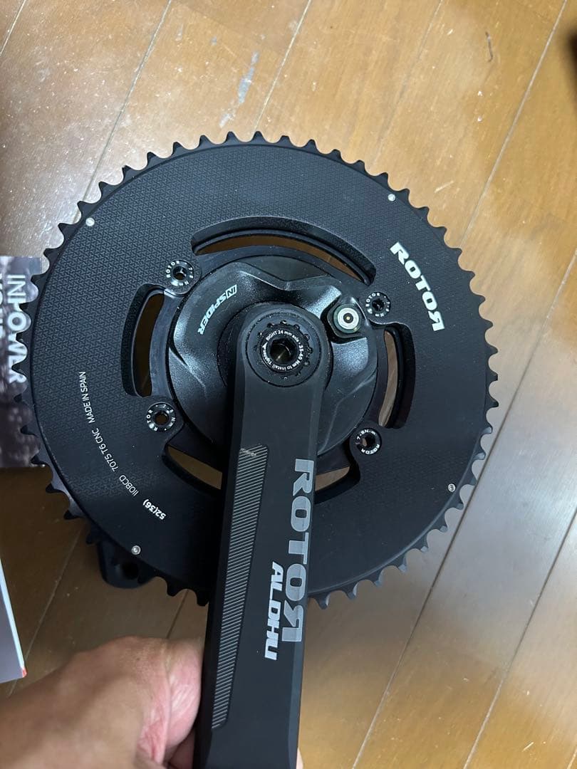 【ノク田】ROTOR ALDHU パワーメーター インスパイダー付き