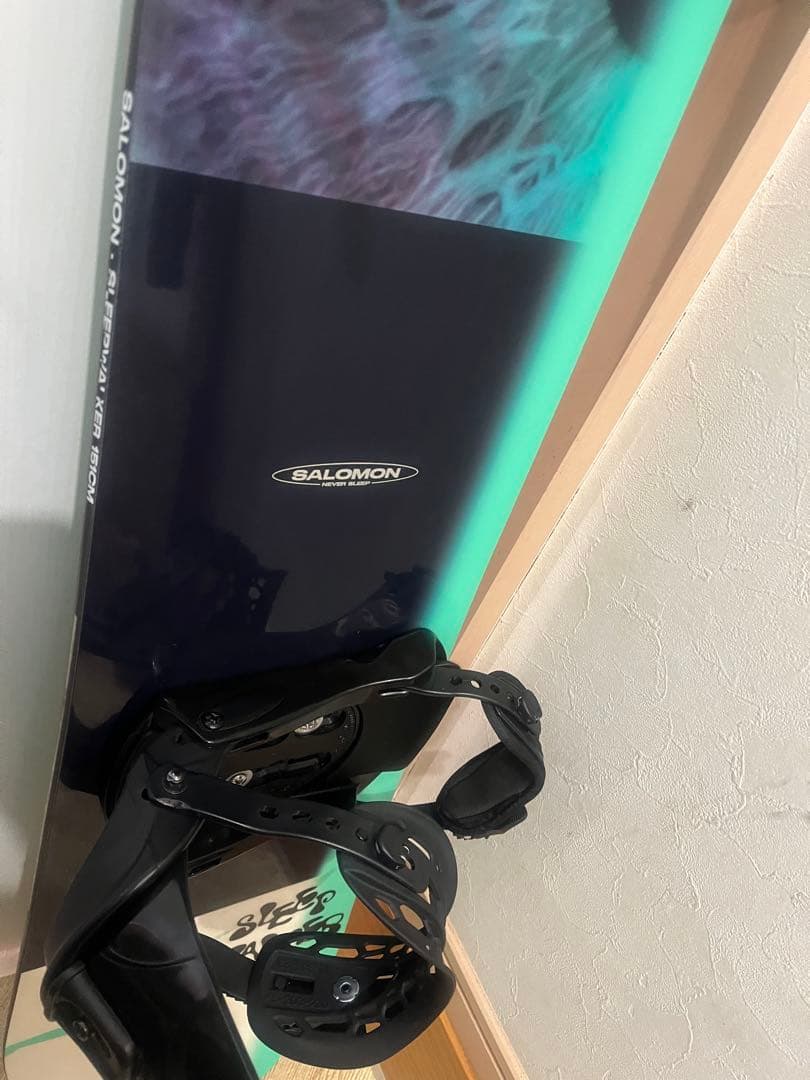 軽量ハイブリッドボード！サロモン　sleepwalker 151cm バイン付き