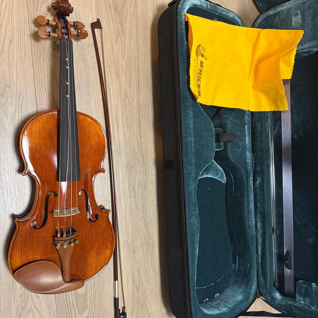 バイオリン 本体 木製 茶色