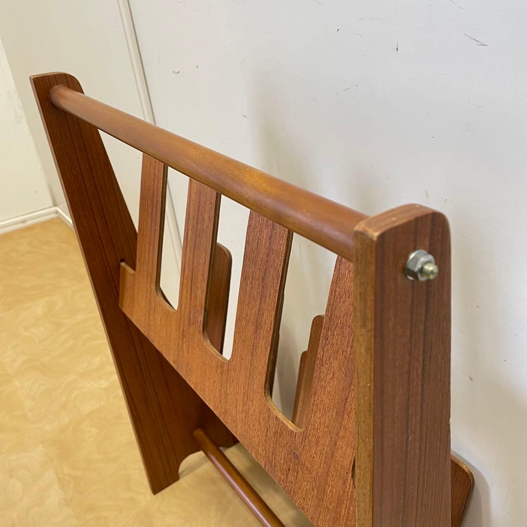 希少 ビンテージ サイトーウッド スリッパラック 6足 チーク材 北欧スタイル