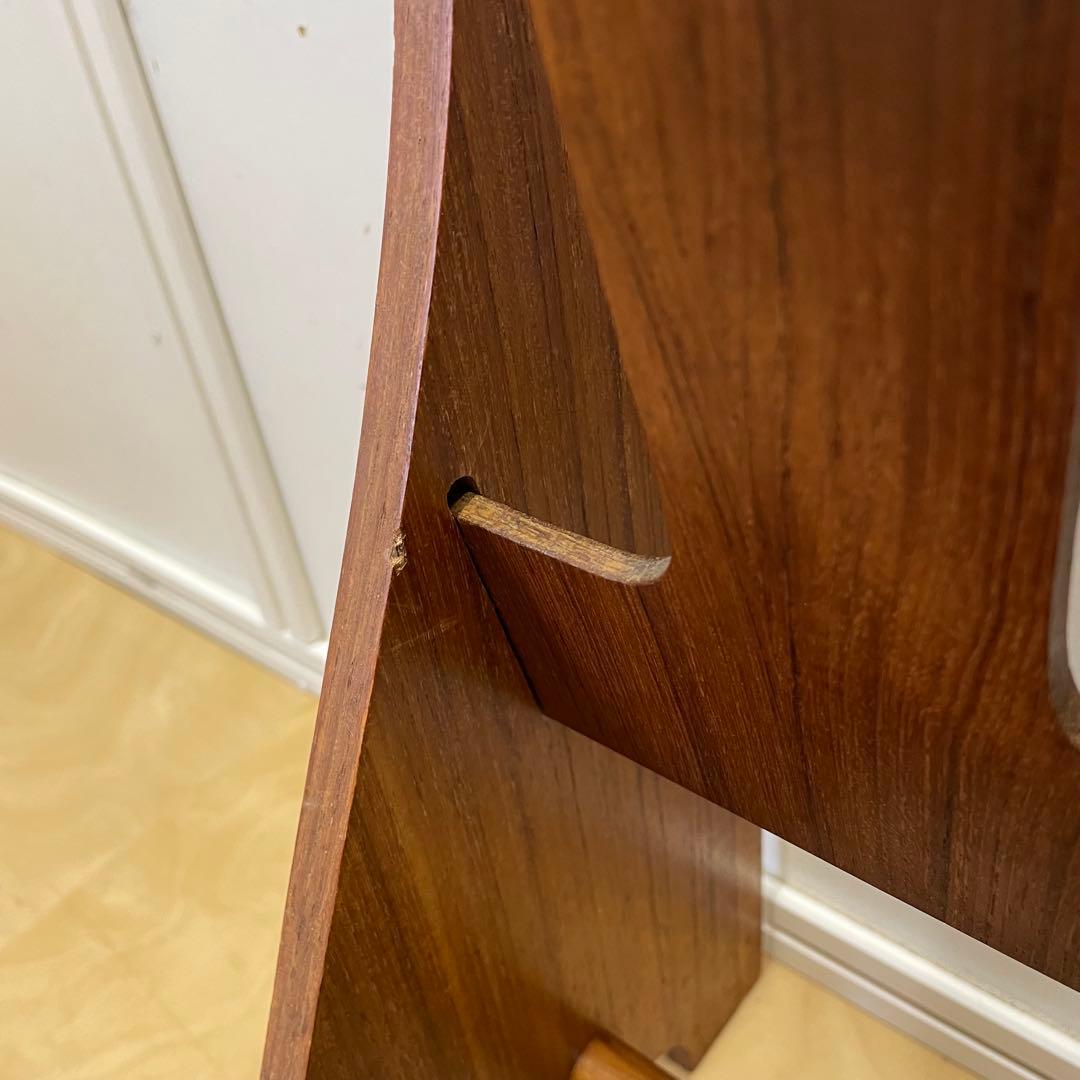 希少 ビンテージ サイトーウッド スリッパラック 6足 チーク材 北欧スタイル