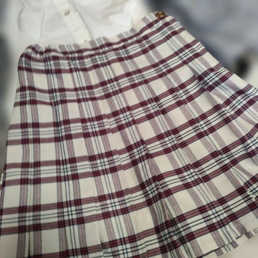 レピピアルマリオ 卒服 Sサイズ 150　グレー　チェックスカート