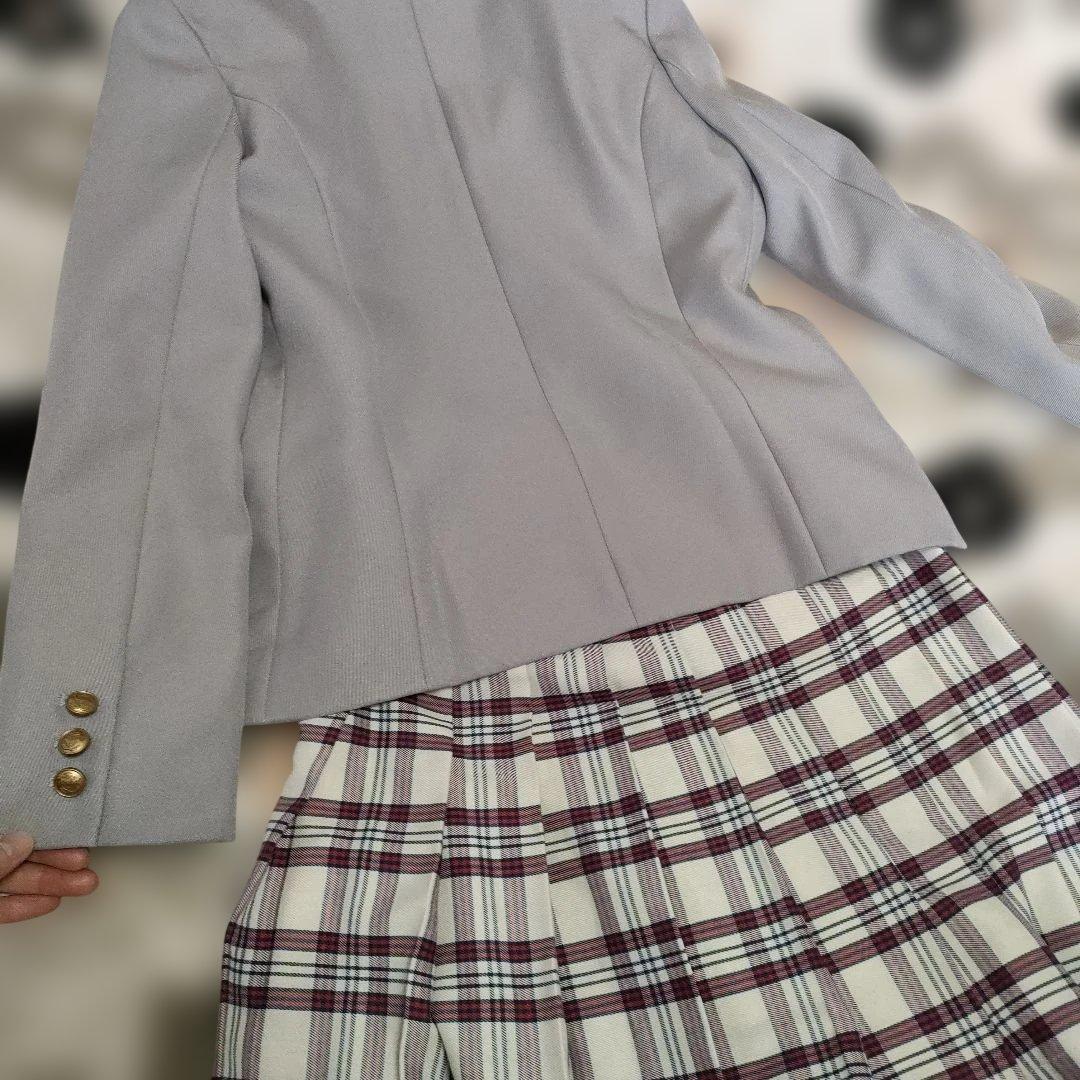 レピピアルマリオ 卒服 Sサイズ 150　グレー　チェックスカート