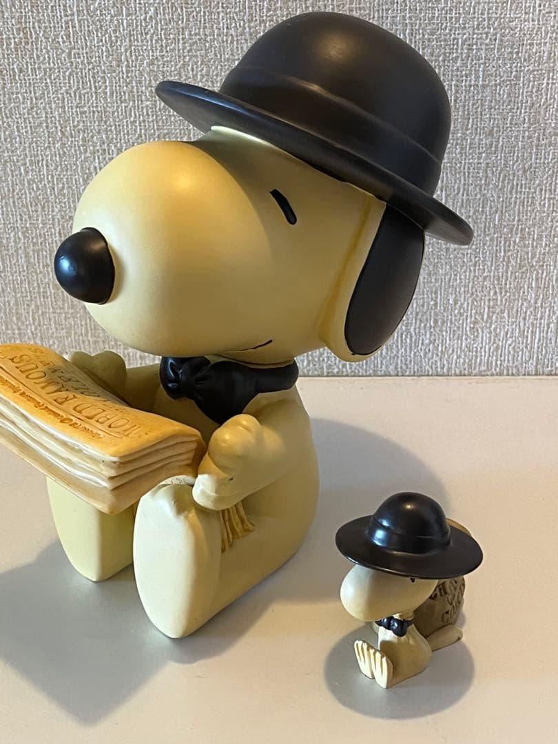 絶版 加藤工芸 SNOOPY スヌーピー＆ウッドストック 陶器ヴィンテージ