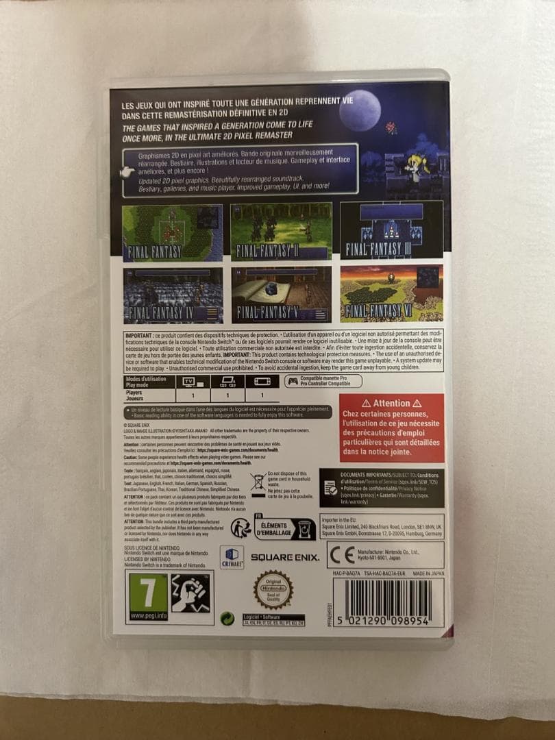 ファイナルファンタジー I-VI コレクション 日本語対応 (EU輸入版)