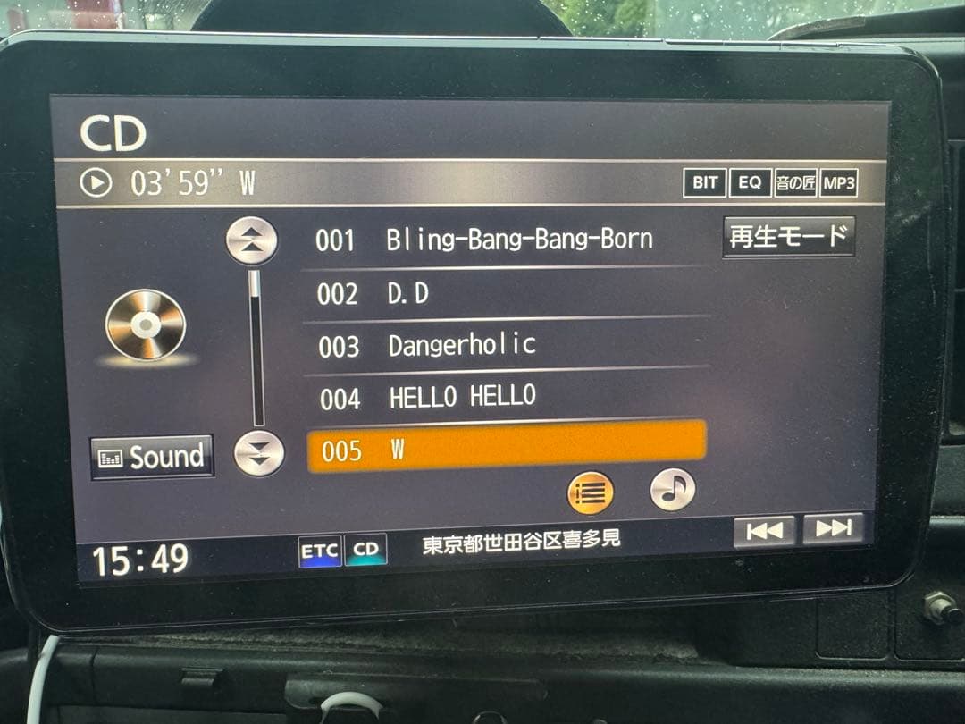 カーナビゲーションシステム タッチパネル式