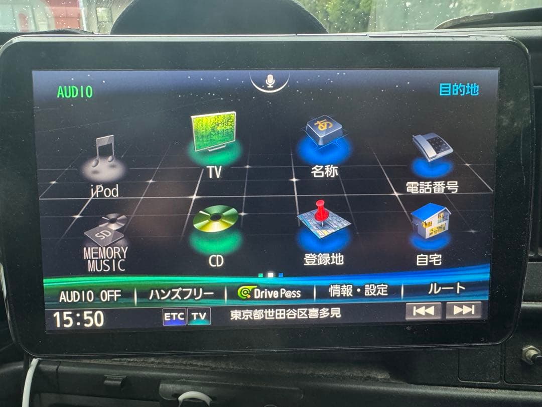カーナビゲーションシステム タッチパネル式