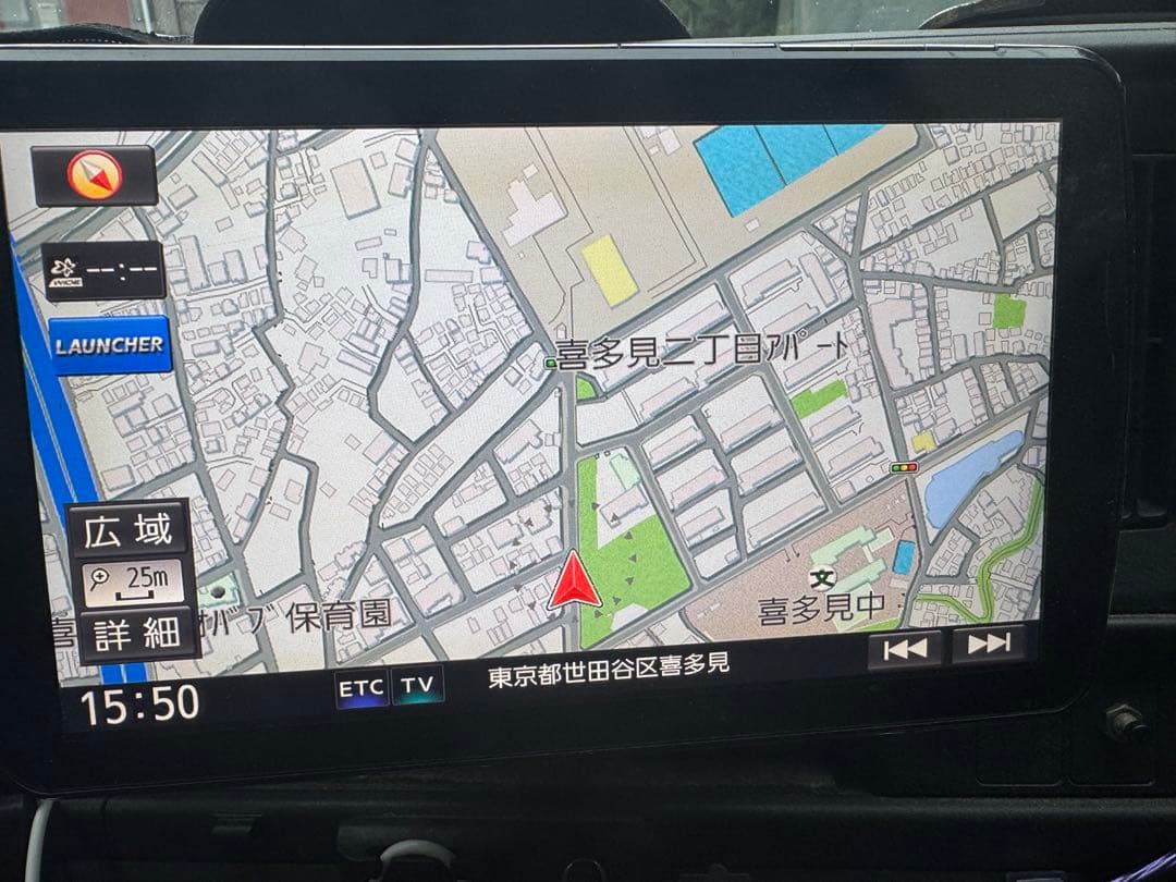 カーナビゲーションシステム タッチパネル式