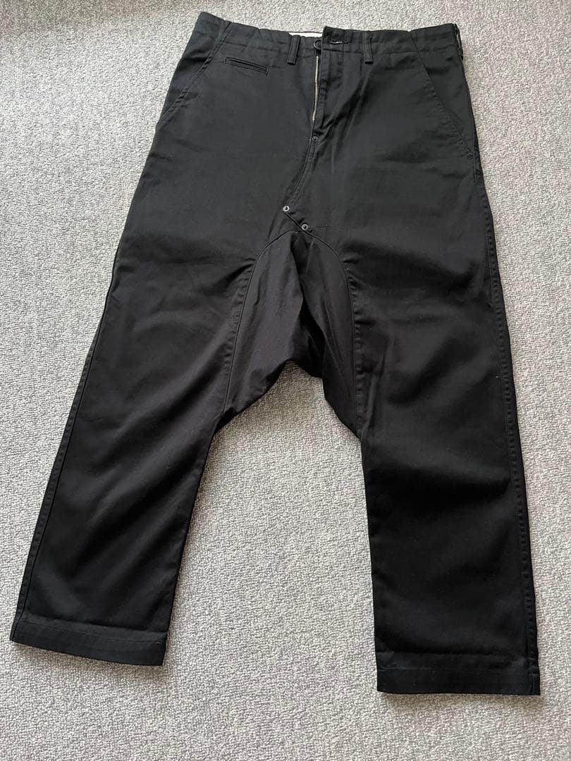 ガンリュウ　サルエルパンツ　ブラック　サイズM