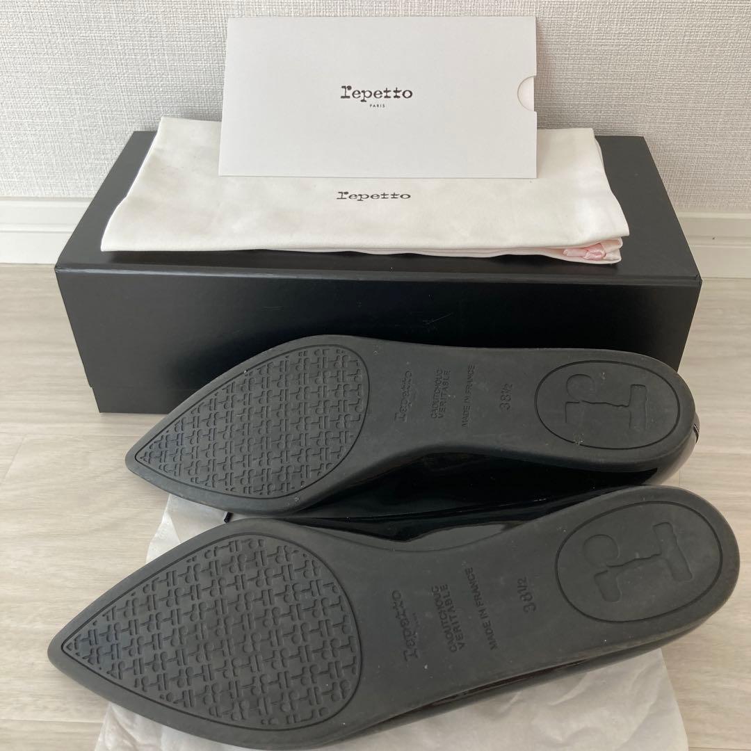 ほぼ新品 レペット JUNION バレエシューズ ブラック 38.5