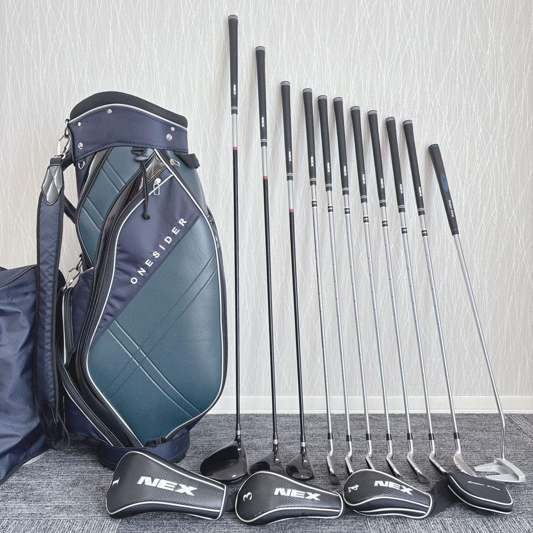 美品❗️超豪華❗️NEX 初心者 メンズ 優しいゴルフセット