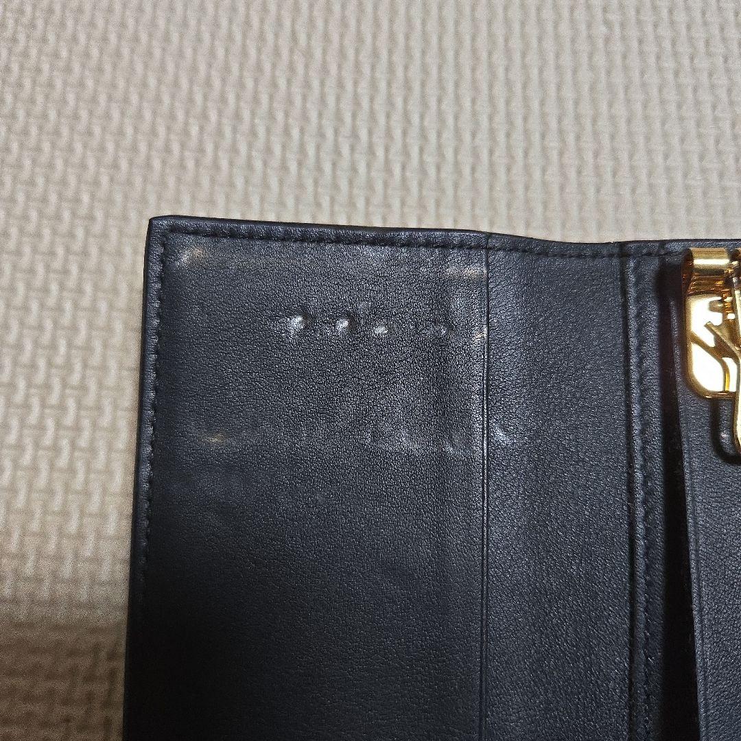 SAINT LAURENT ブラック レザー 6連キーケース