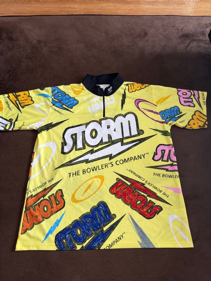 STORM ボウリングシャツ XL イエロー
