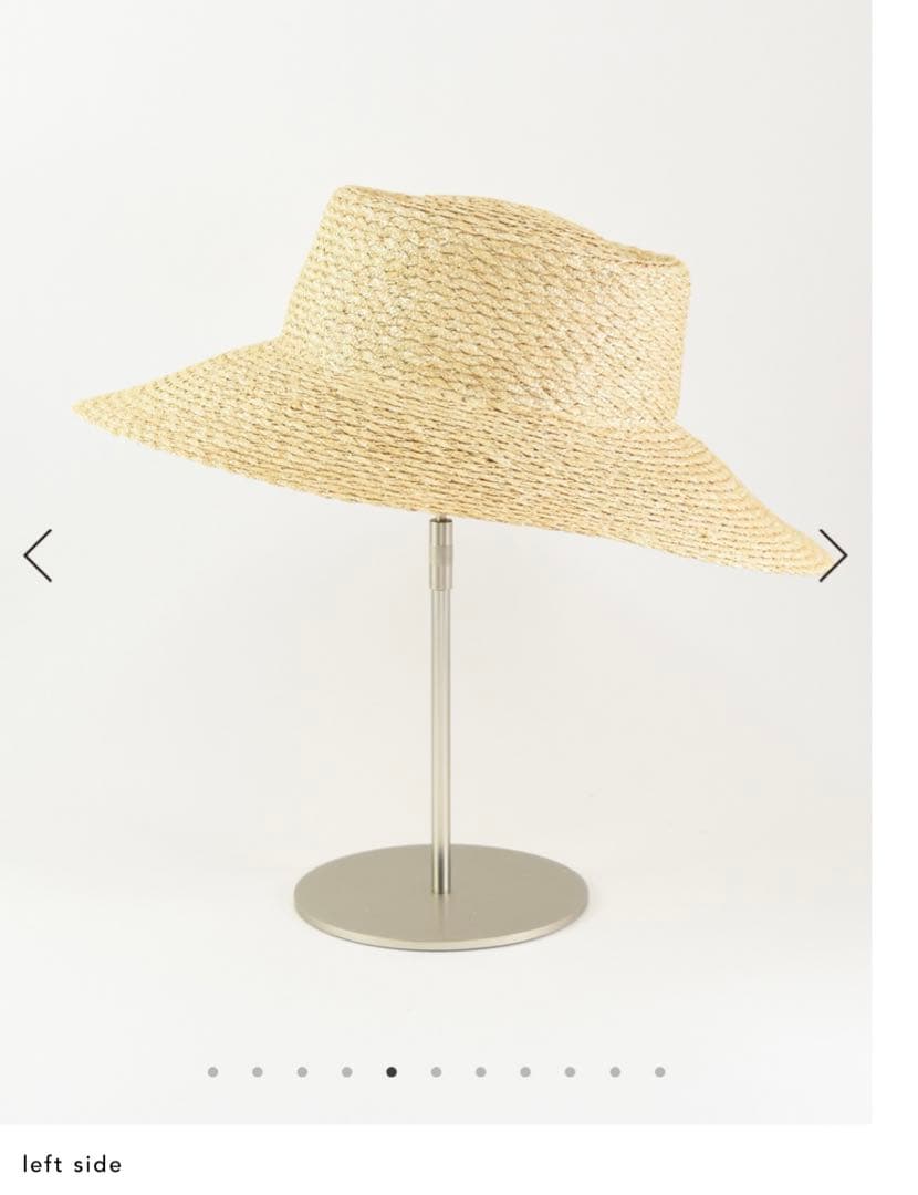 tocit トチエット　ナチュラル 麦わら帽子　リボン付き