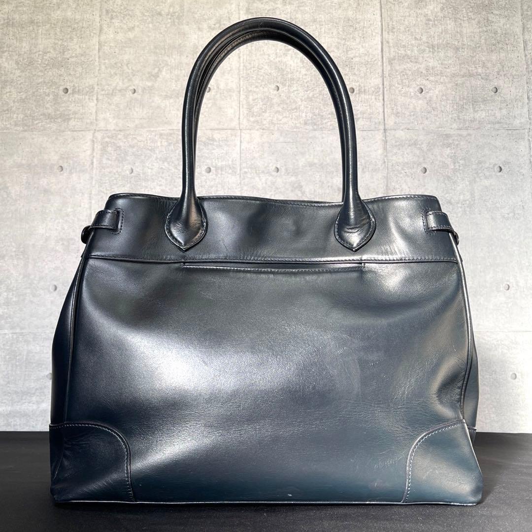 【傳濱野】den Hamano クラシック アーバン ネイビー トートバッグ