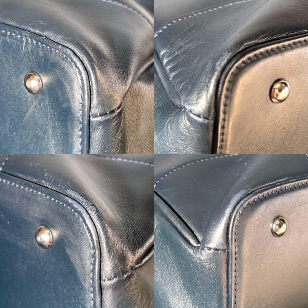 【傳濱野】den Hamano クラシック アーバン ネイビー トートバッグ