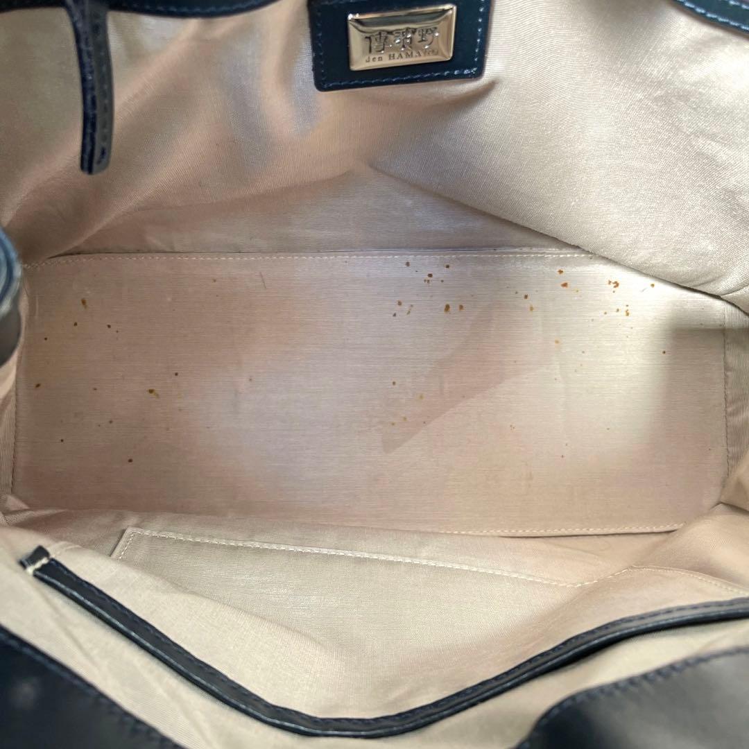 【傳濱野】den Hamano クラシック アーバン ネイビー トートバッグ