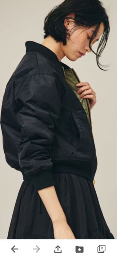 カレンソロジー　コンパクトARMYブルゾン