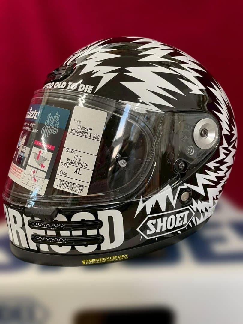 A◆SHOEI　フルフェイスヘルメットXL　ネイバーフッド×DSC　グラムスター