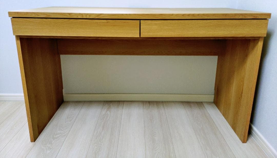 引き出し付きパソコンデスク 幅120センチ 奥行50センチ 完成品