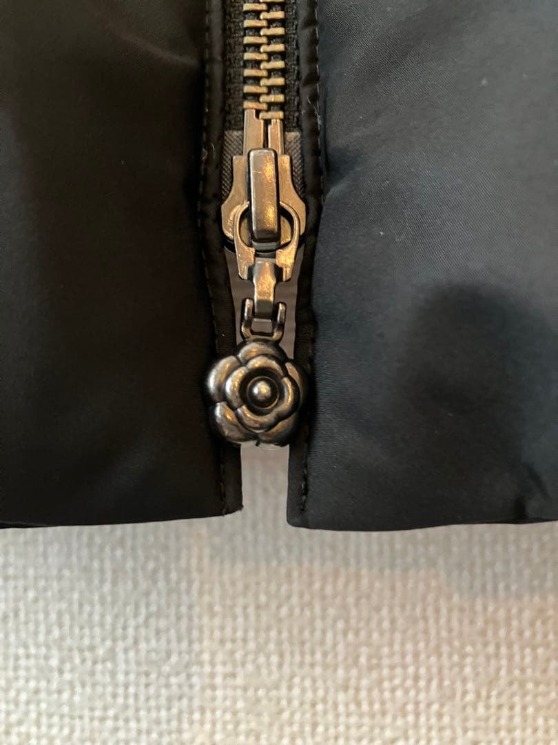 René ルネ 中綿　キルティング Aライン ロングコート ブラック