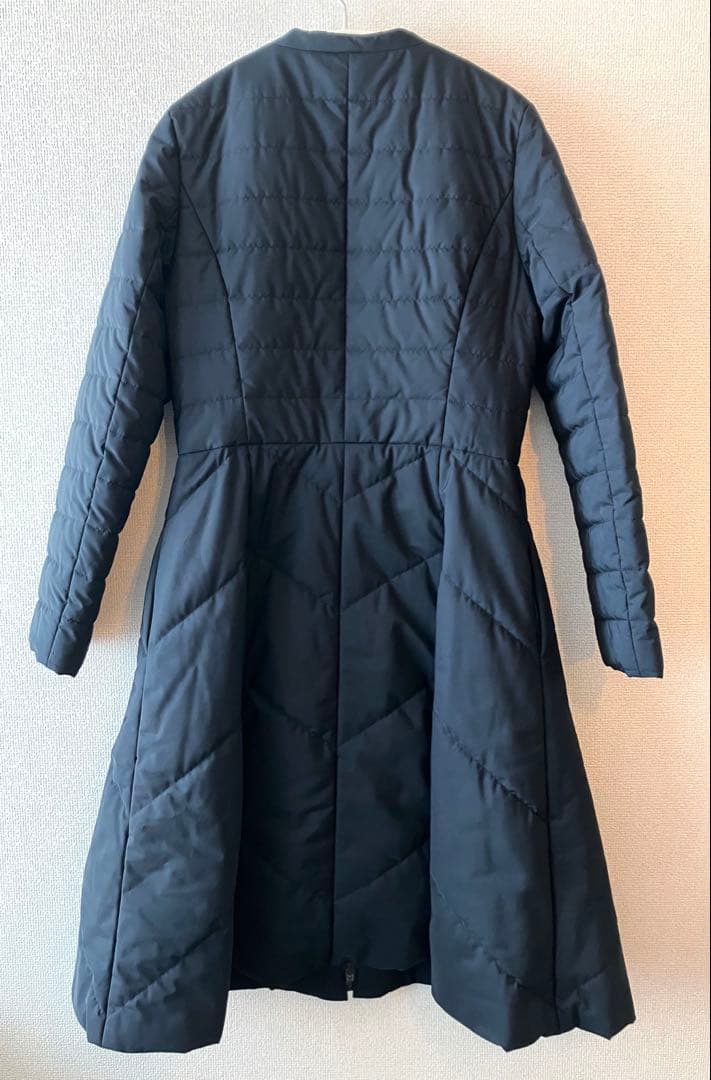 René ルネ 中綿　キルティング Aライン ロングコート ブラック