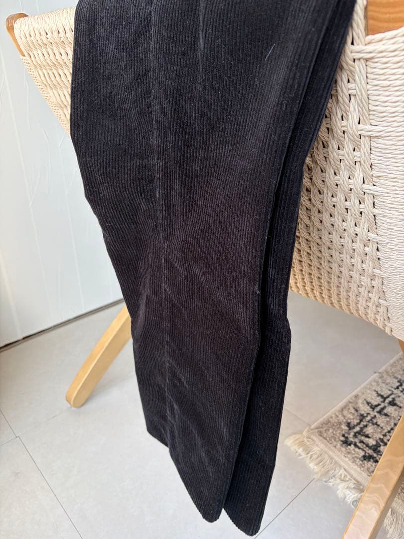 ベルナールザンスBERNARD ZINSコーデュロイ 42 ブラックbeams