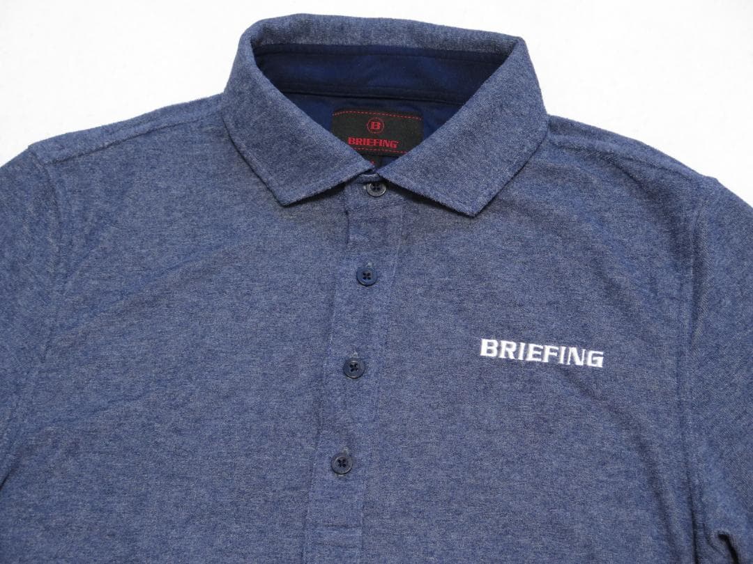 ⓂBRIEFING GOLFブリーフィングゴルフパイルポロシャツ