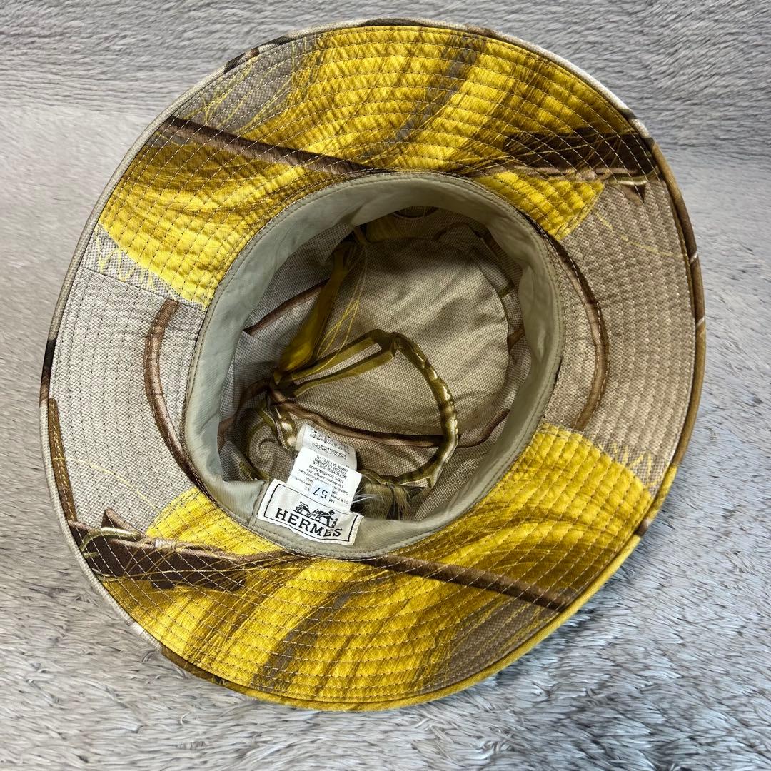 m*i様 HERMES エルメス　レディース帽子　レディース　ハット　サイズ57