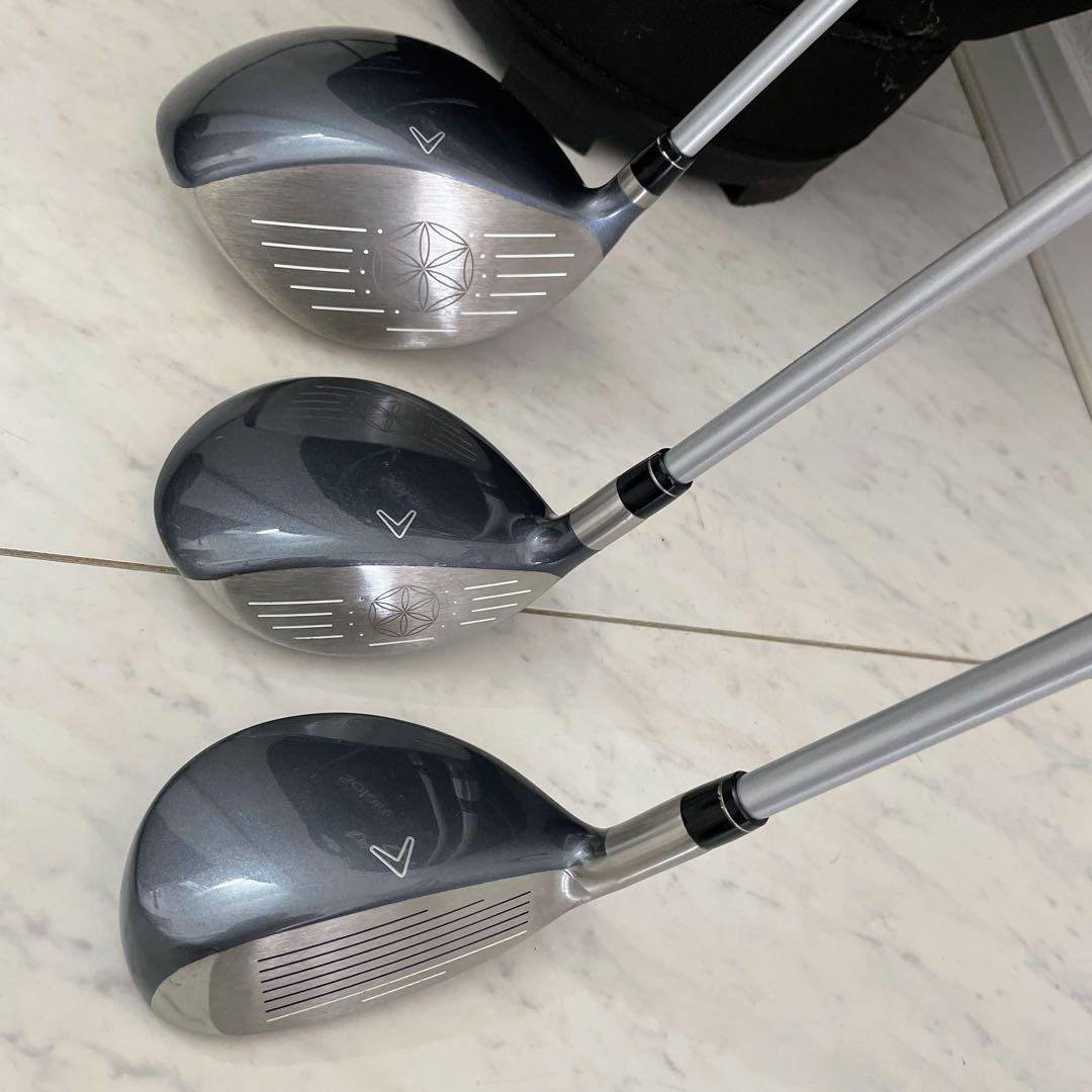 最新モデル　キャロウェイ　ソレイユ　レディース　ゴルフクラブセット　右利き用