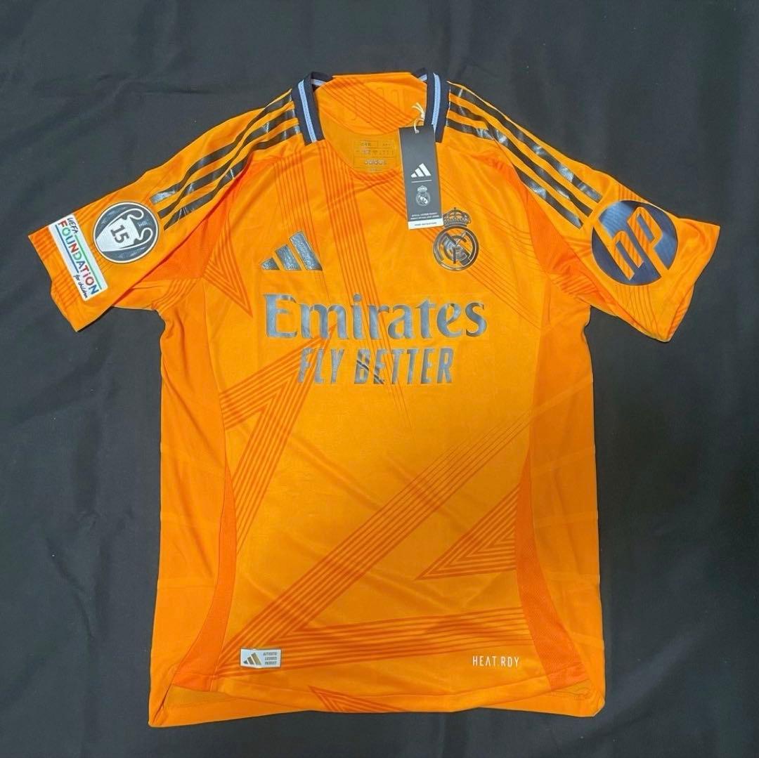 【正規品／オーセン】レアル24-25 アウェイ 8 バルベルデCLXLフルパッチ