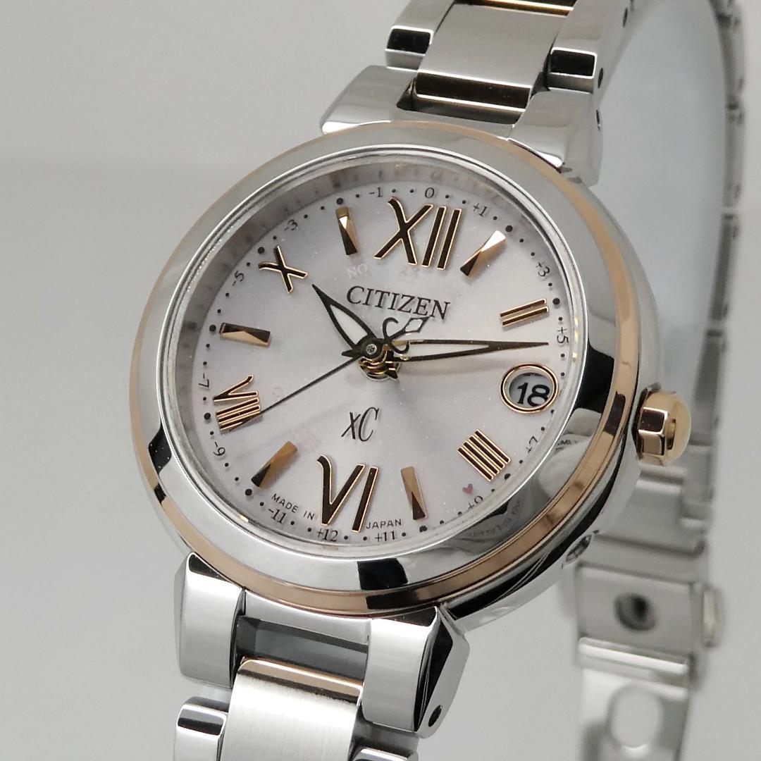 専用✴極美品稼働品 シチズン xC ハッピーフライト 電波ソーラー 17.5㎝