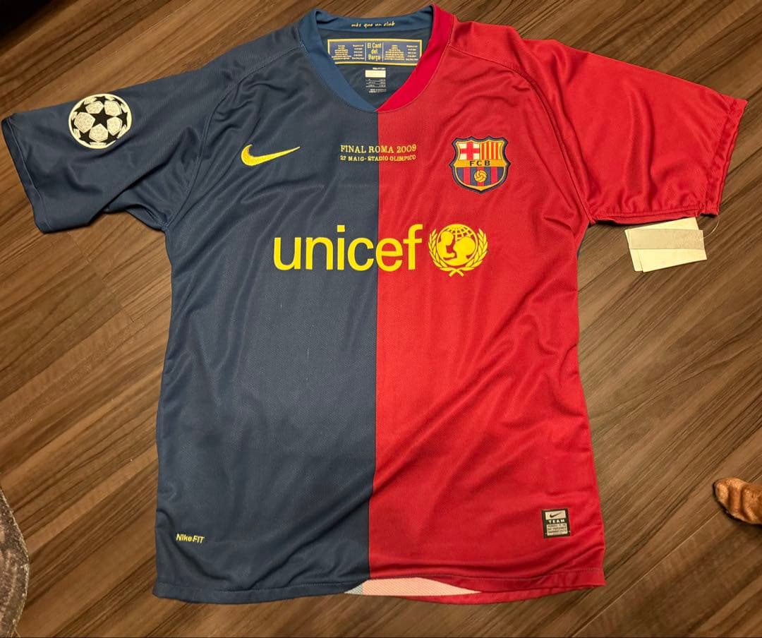 バルセロナ　メッシ　ユニフォーム　M　チャンピオンズリーグ　ローマ　2009
