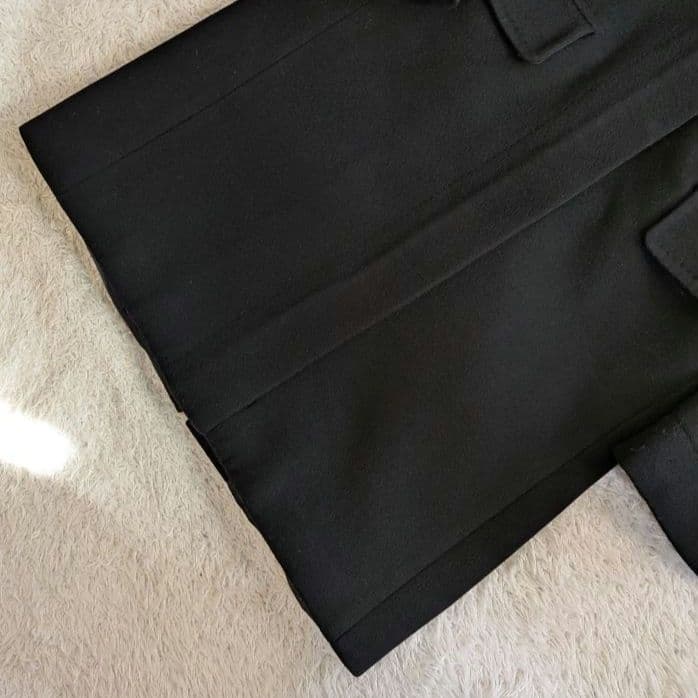 希少❀マックスマーラ　ブラックフード付き　カシミヤロングコート