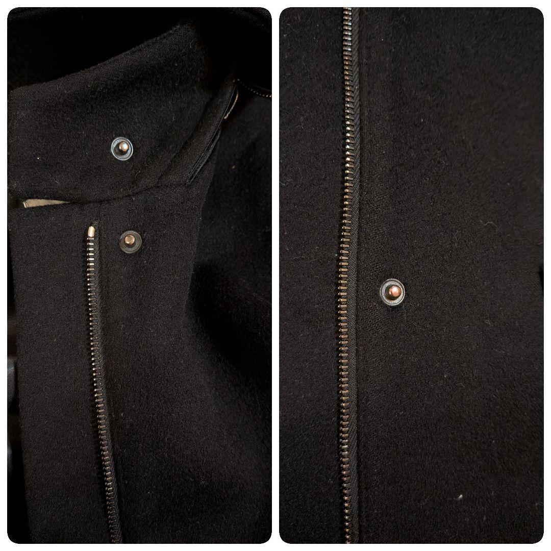 希少❀マックスマーラ　ブラックフード付き　カシミヤロングコート