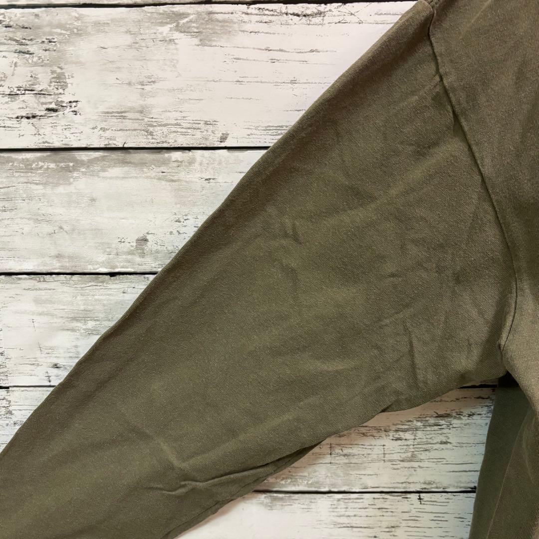 【激レア】00s 紺タグ ステューシー ロンT フォトプリント ストックロゴ L