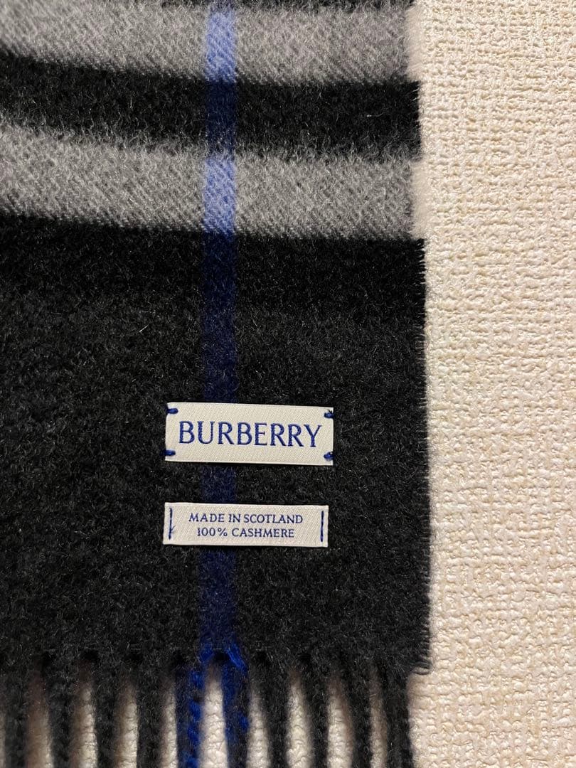 BURBERRY　バーバリー　マフラー　カシミア100%　新作　未使用品