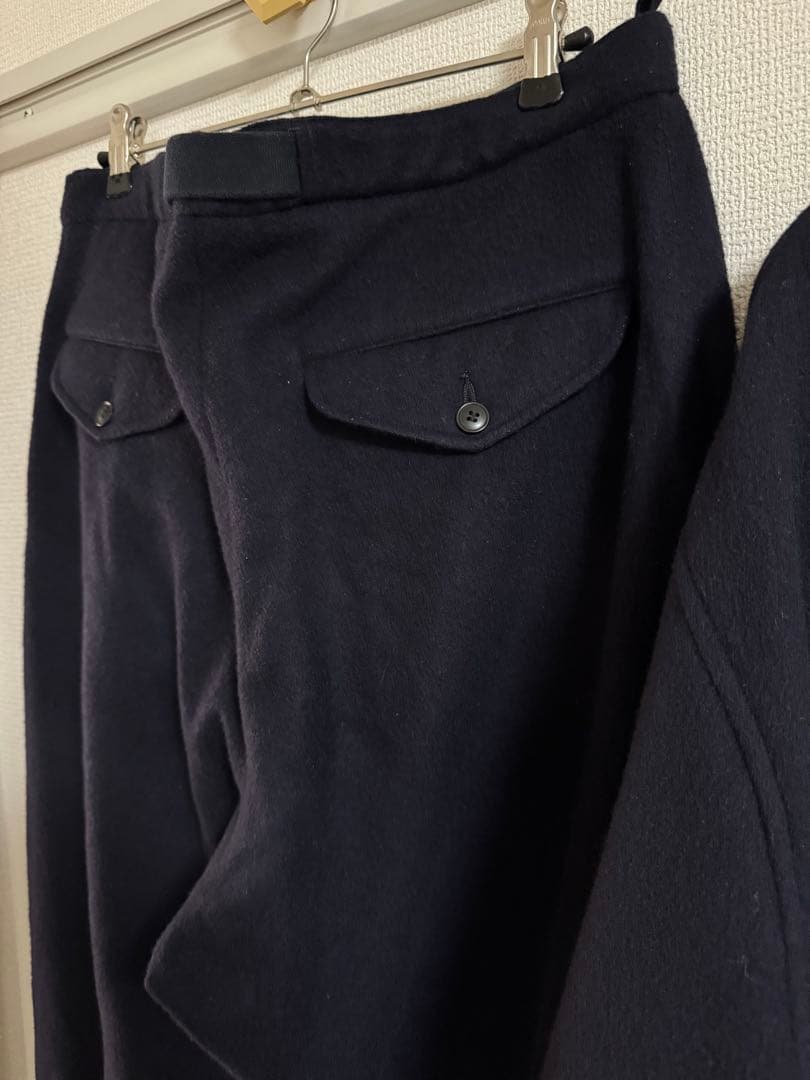 COMOLI 23AW カシミヤトラックジャケット クライミングパンツ セトア