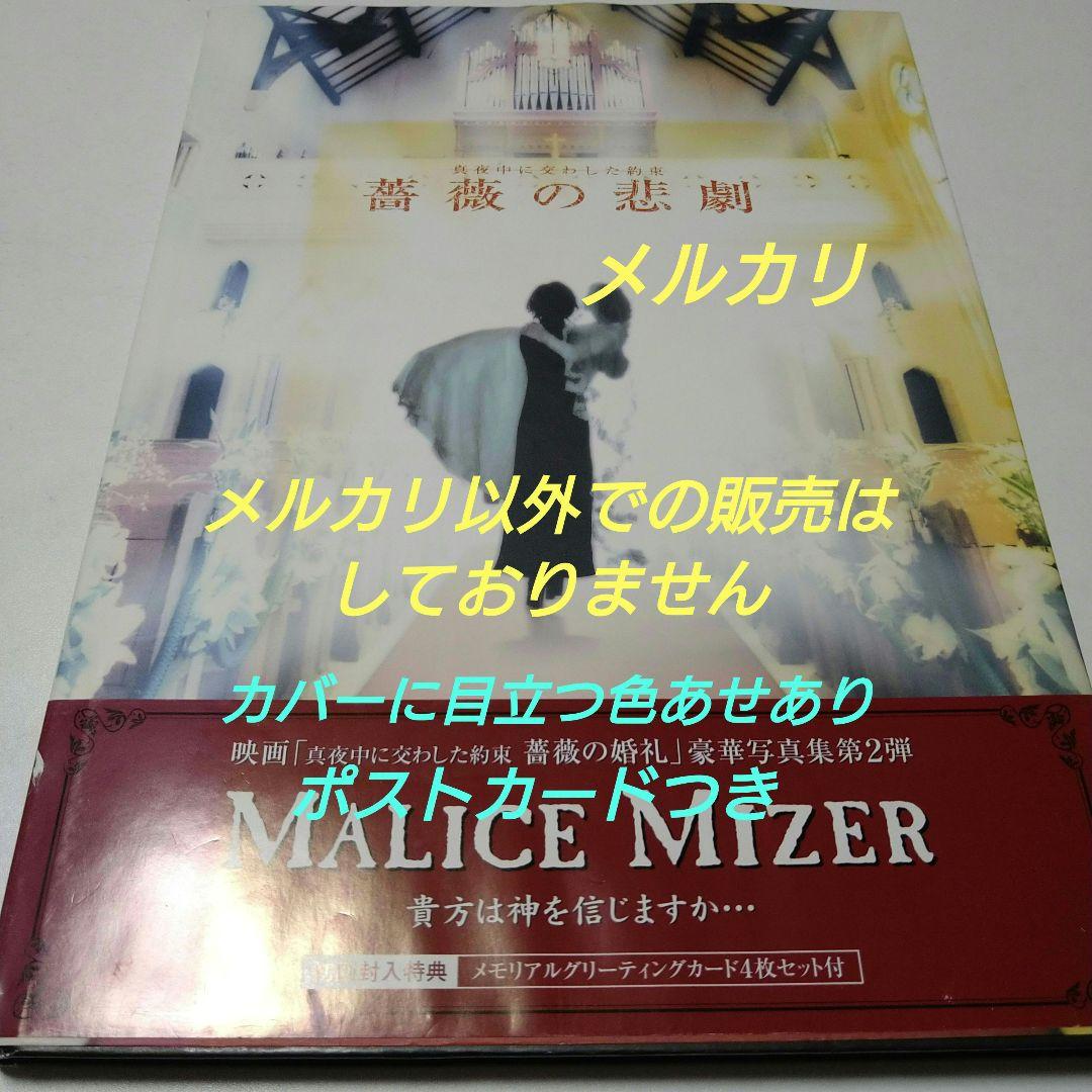 MALICE MIZER 薔薇の悲劇 真夜中に交わした約束 写真集