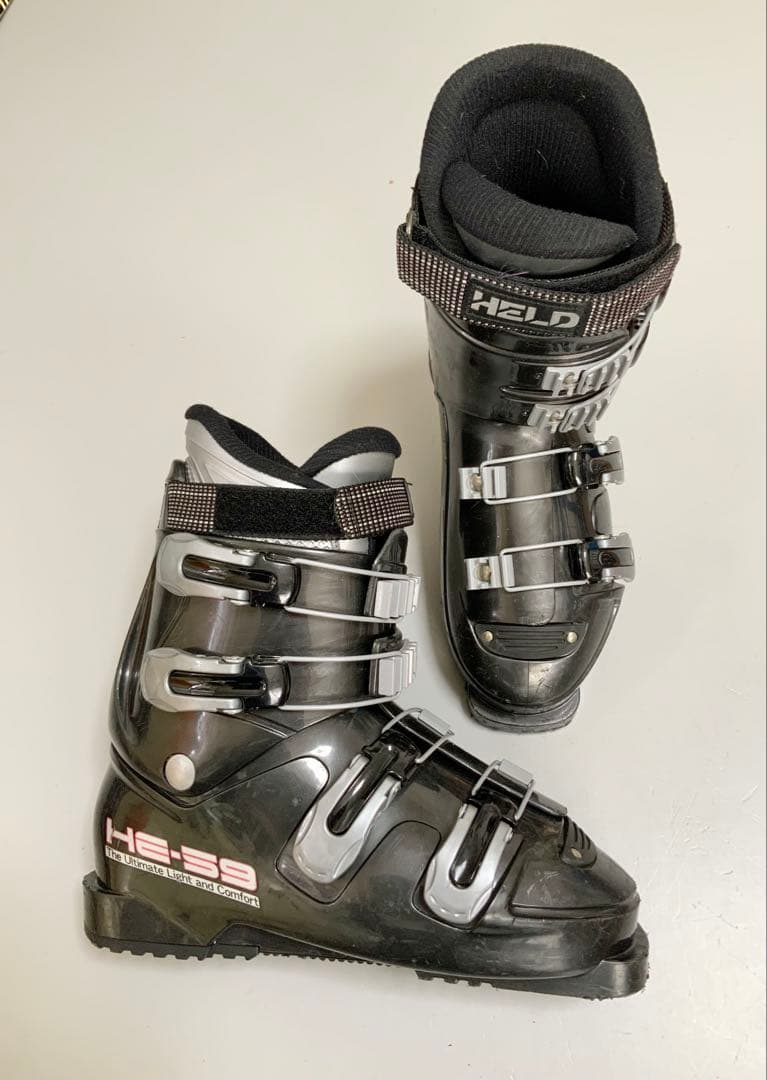 カービングスキー 4点セット　KAZAMA 板150cm／靴26.5cm