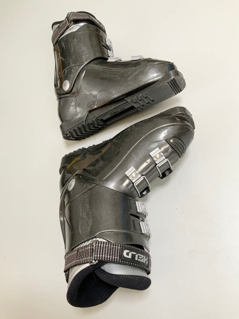 カービングスキー 4点セット　KAZAMA 板150cm／靴26.5cm