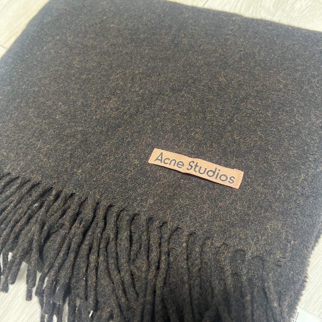 Acne Studios ダークブラウン マフラー