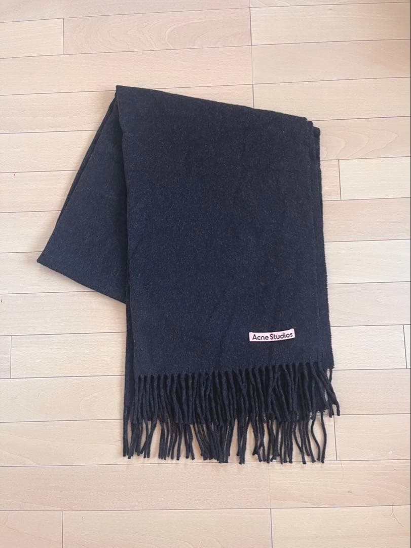 Acne Studios ダークブラウン マフラー