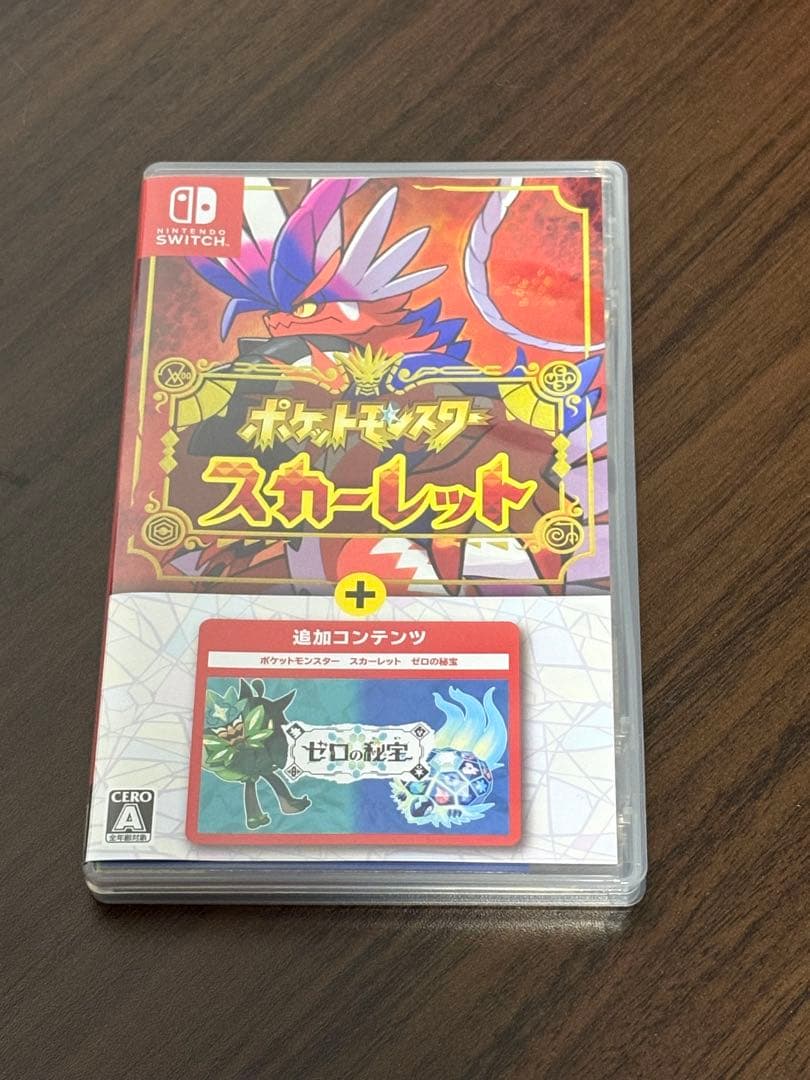 Switch ポケットモンスター スカーレット+ゼロの秘宝 ポケモン DLC